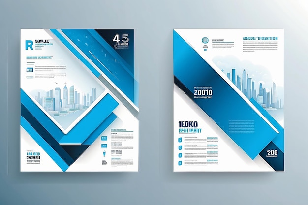 Foto modelo de design vetorial para brochura relatório anual revista poster apresentação corporativa portfolio flyer infográfico