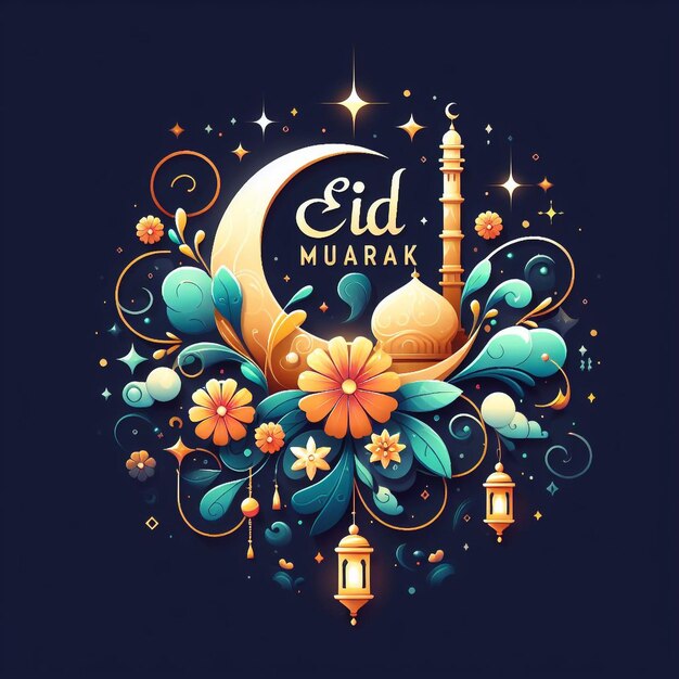 Modelo de Eid Mubarak