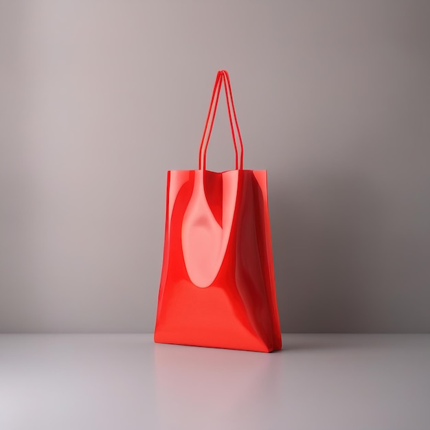 Modelo de embalagem de produto em branco genérico para sacos de plástico