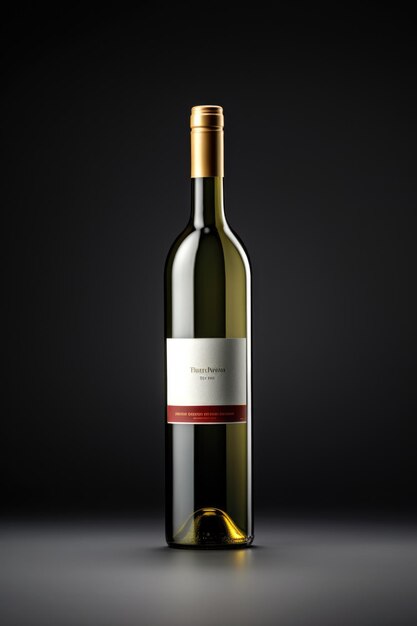 Modelo de etiqueta de garrafa de vinho