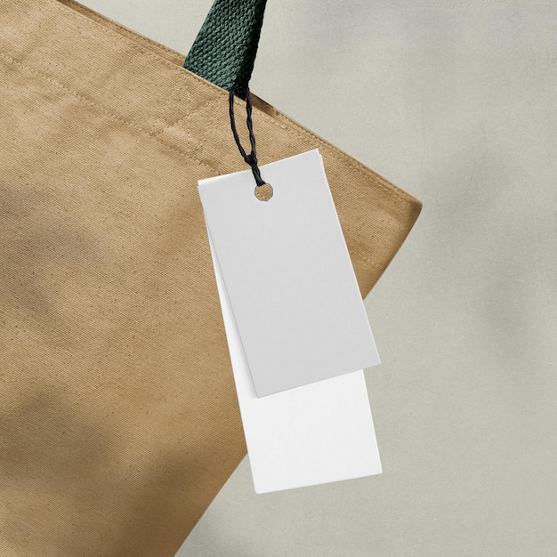 Modelo de etiqueta de roupa mínima png para marcas de moda