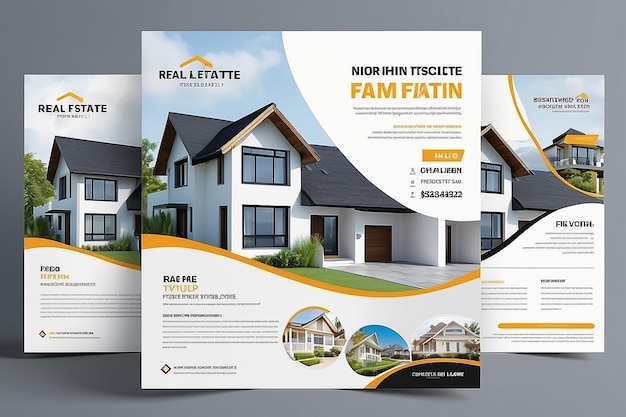 Modelo de folheto imobiliário