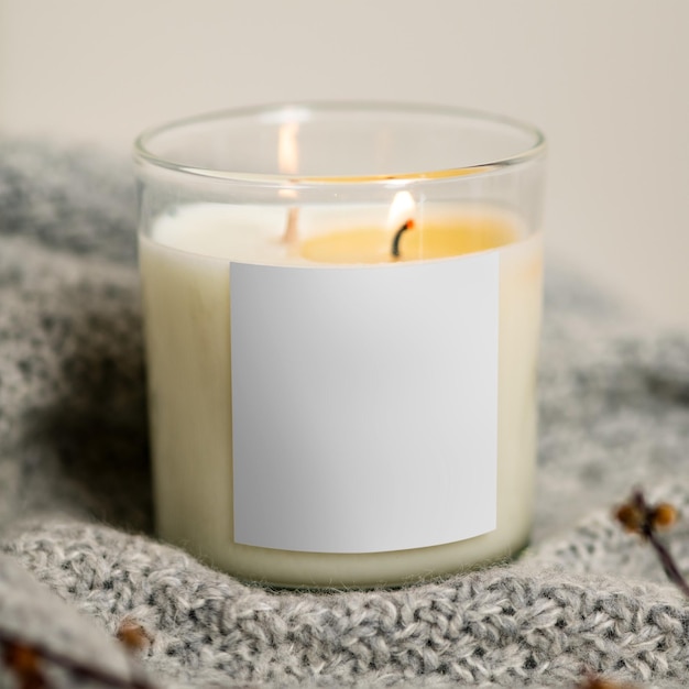 Modelo de frasco de vela perfumada png produto terapêutico de aroma mínimo