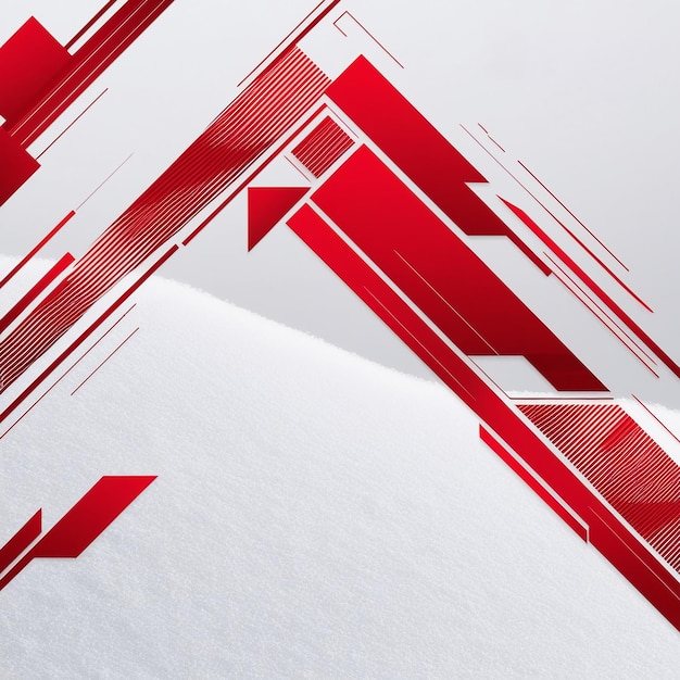 Modelo de fundo moderno vermelho e branco