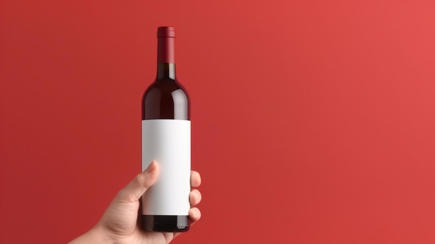 Modelo de garrafa de vinho