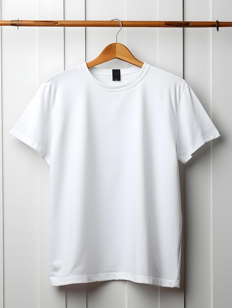 Modelo de imagem de maquete de T-Shirt para colocação de logotipo