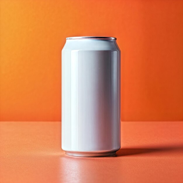 Modelo de lata de lata de bebida carbonatada pode ser modelado em fundo isolado