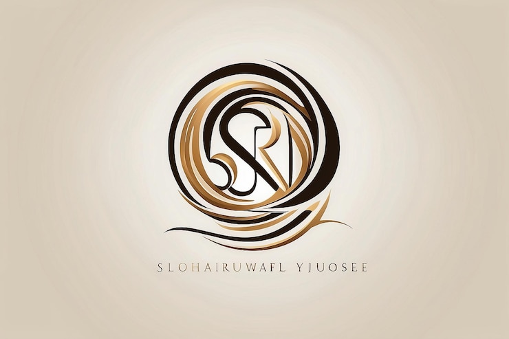 Foto modelo de logotipo com monograma sra ou srr com design de cartão de visita
