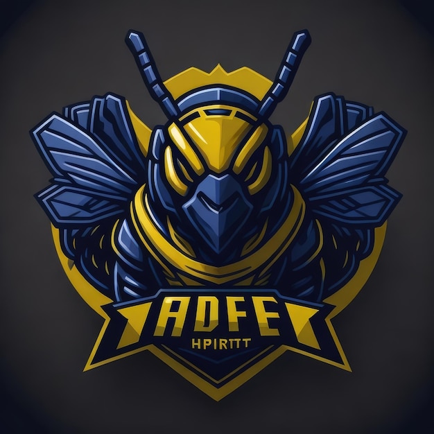 Foto modelo de logotipo do hornet esport