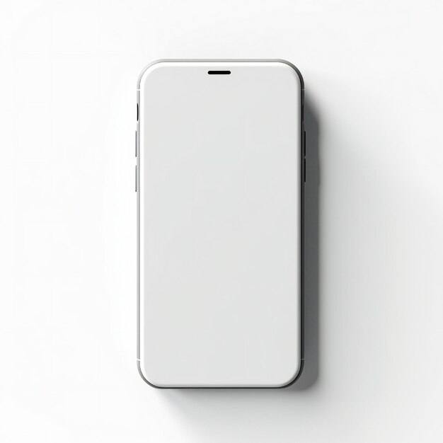 Modelo de maquete de capa de telefone em branco