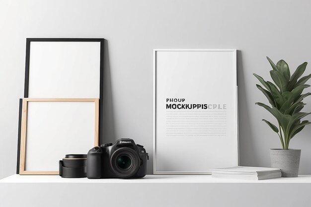 Modelo de Mockup personalizável com espaço em branco com espaço vazio para colocar seu projeto
