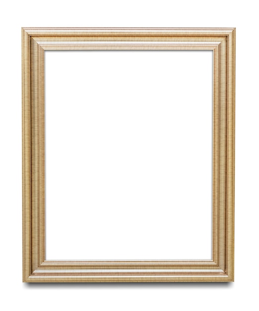 Modelo de moldura de madeira png transparente