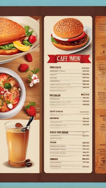 Foto modelo de objetos de design gráfico de menus de fast food