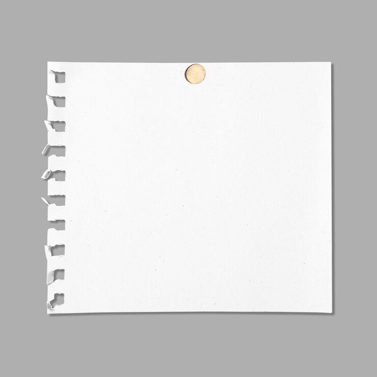 Foto modelo de papel de nota png design transparente