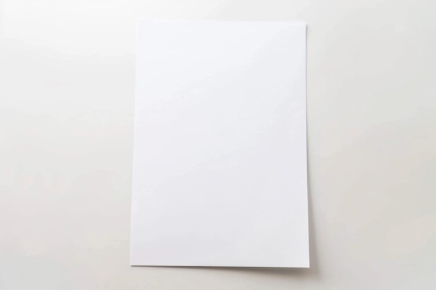 Foto modelo de papel em branco criado com ia gerativa