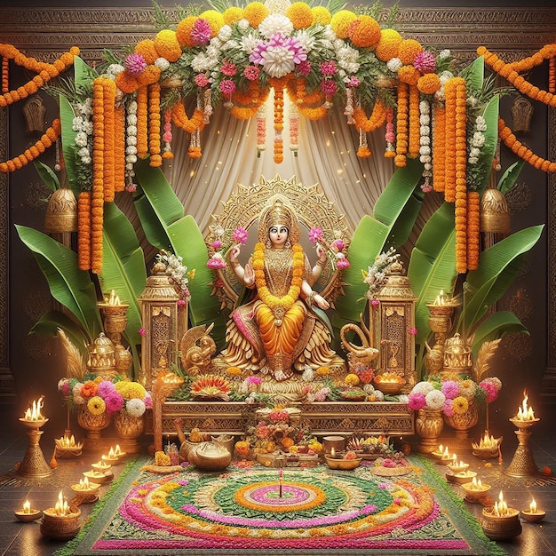 modelo de puja de saraswati