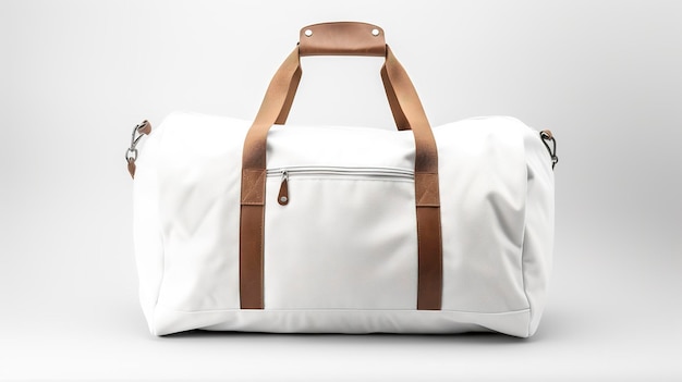 Modelo de saco de roupa branco simples