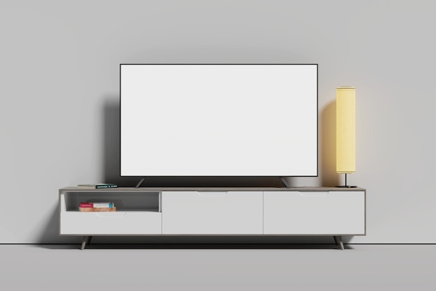 Modelo de suporte de televisão moderno