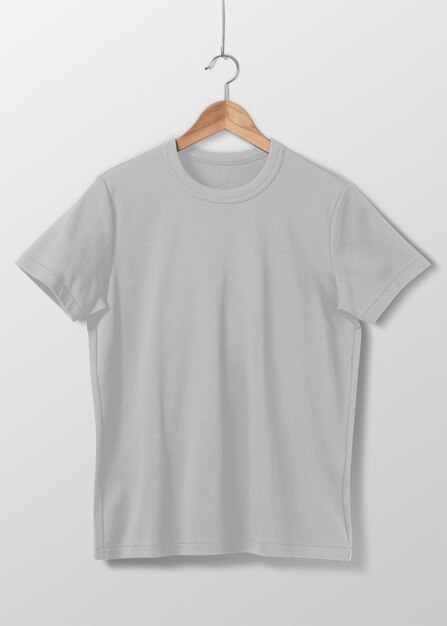 Modelo de T-shirt cinza