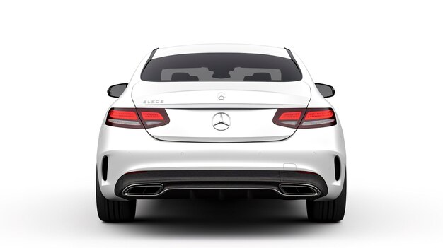 Modelo de visão traseira do Mercedes-Benz EClass