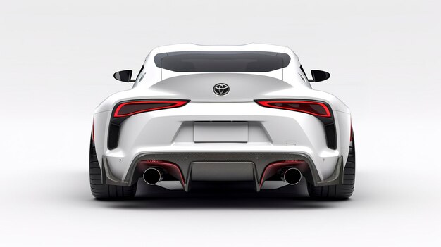 Modelo de visão traseira do Toyota Supra