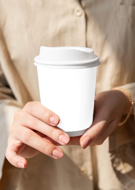 Modelo de xícara de café png transparente