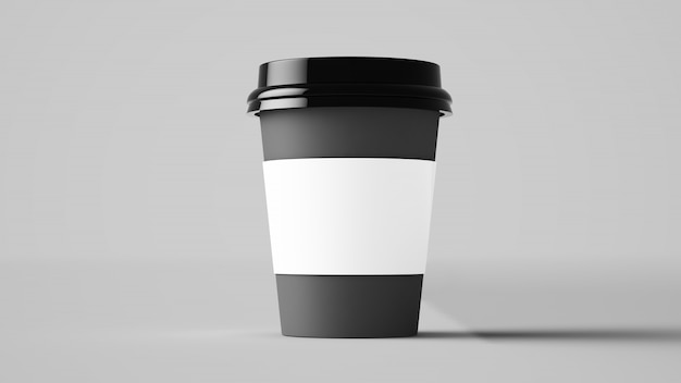 Modelo de xícara de café