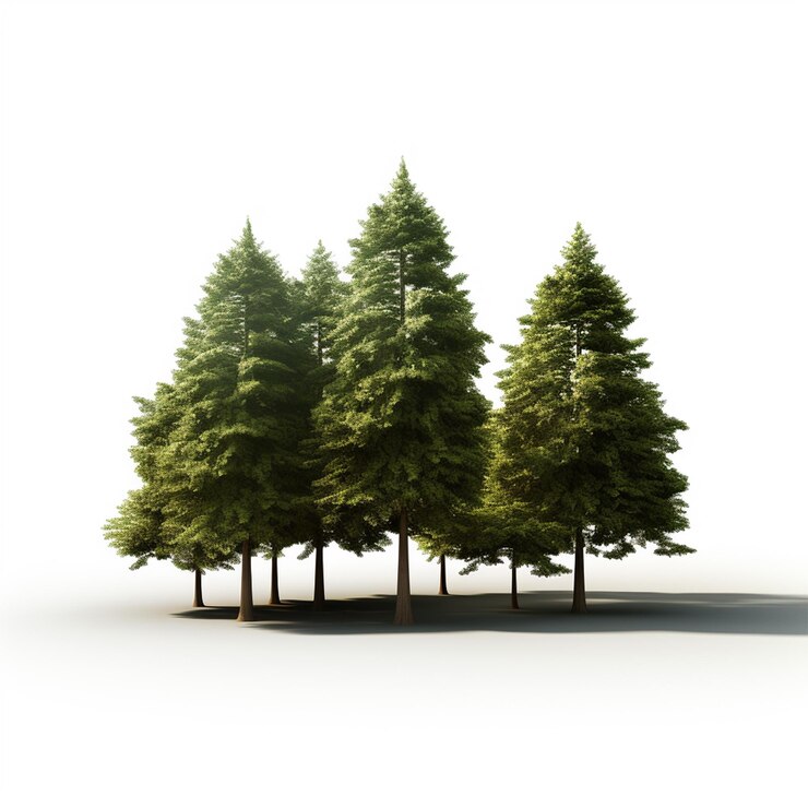 Modelo Deodar Cedar Trees