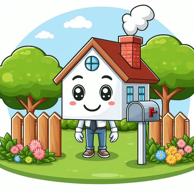Foto modelo de dibujos animados para viviendas y propiedades