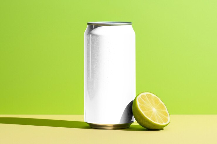 Foto modelo de diseño transparente de la lata de soda png