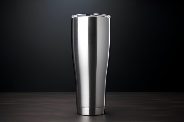 Foto modelo elegante de tumbler