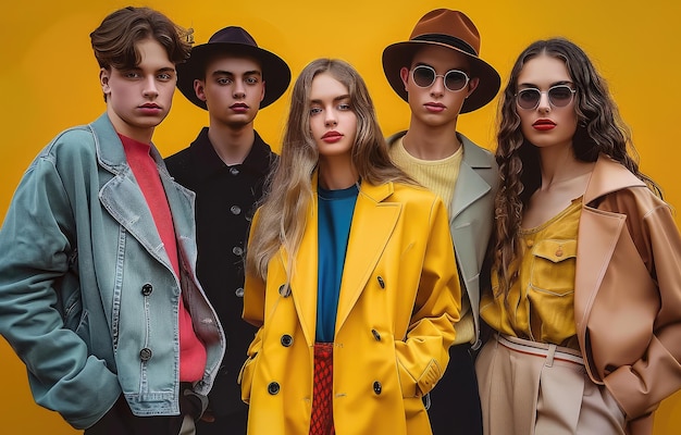 Modelo elegante de la Generación Z con estilo de moda gorpcore