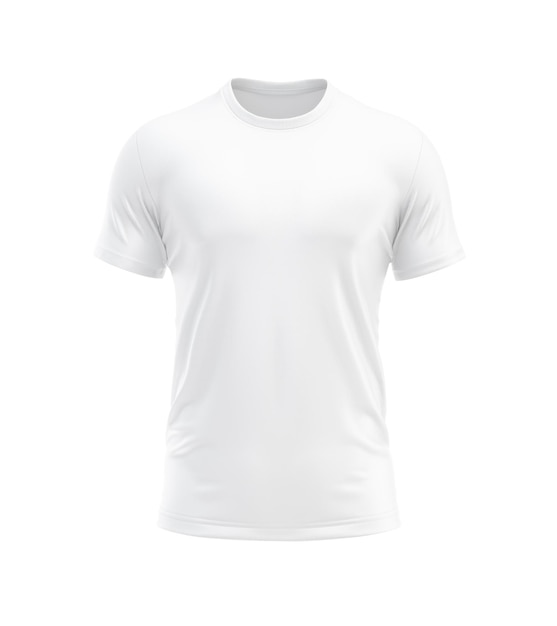 Foto modelo em branco de camiseta raglan isolado em um fundo branco