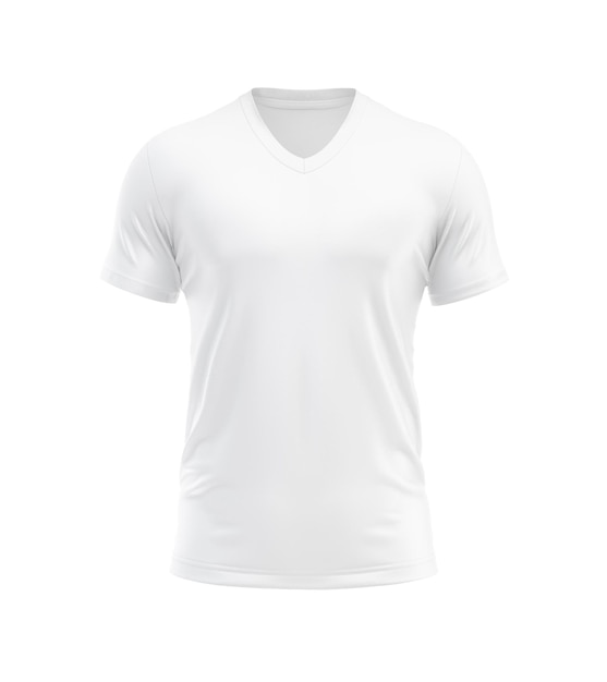 Modelo em branco de camiseta Raglan isolado em um fundo branco