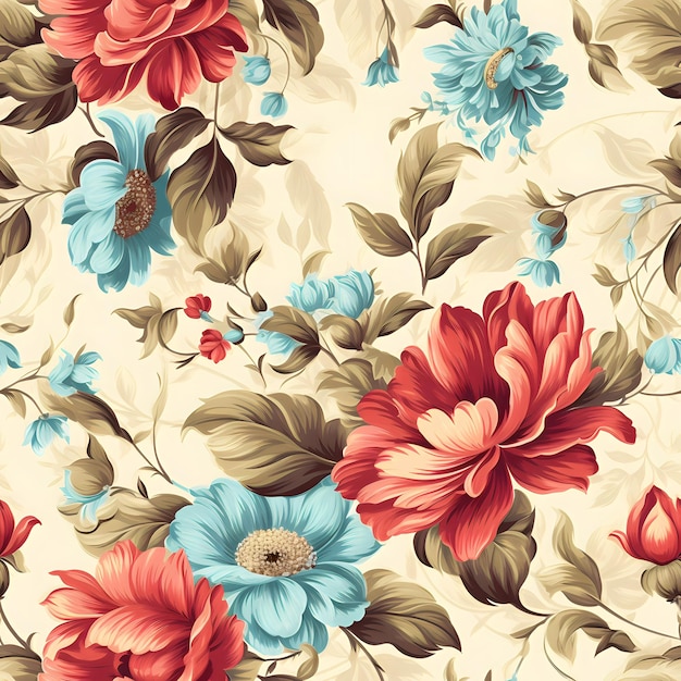 Modelo floral Impresión digital Modelo textil de diseño Impresión digital