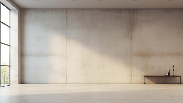 Modelo de fondo de la pared de la habitación con espacio de copia