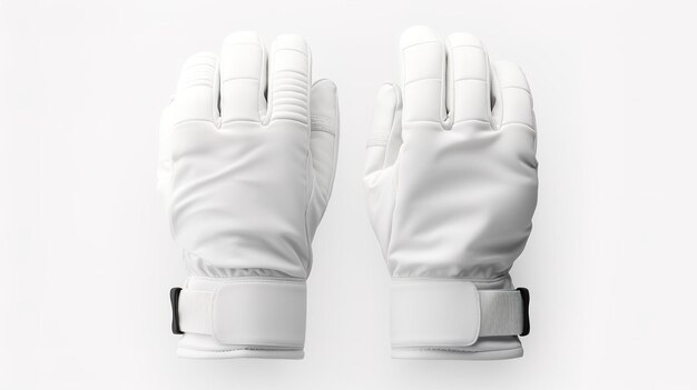 Foto modelo de guantes de snowboard