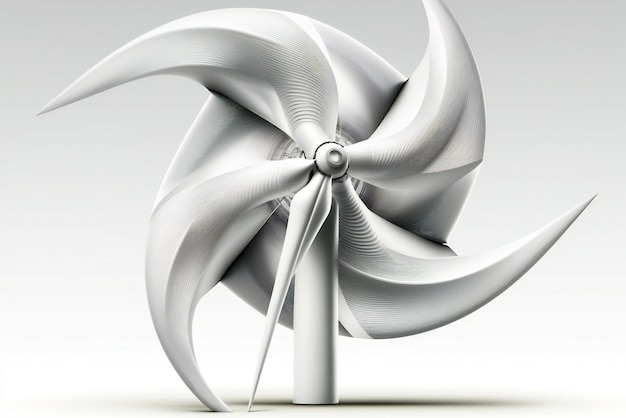 Un modelo de una hélice para generador de electricidad de turbina eólica