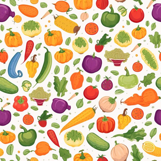 Foto modelo de ilustración sencilla de verduras