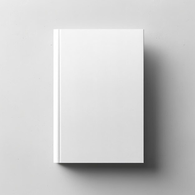 Foto modelo de un libro en blanco