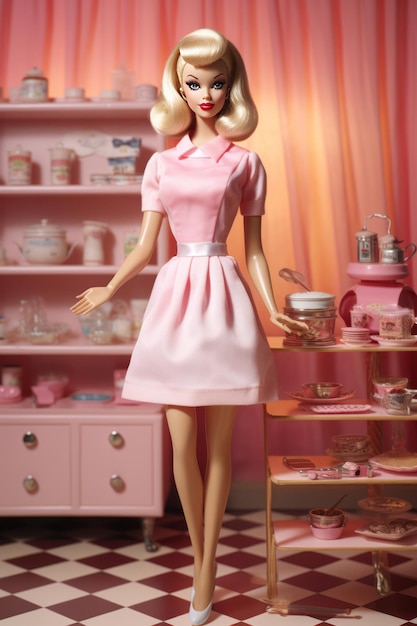 Modelo de moda de las Barbie