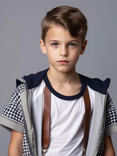 modelo de niño con moda de moda