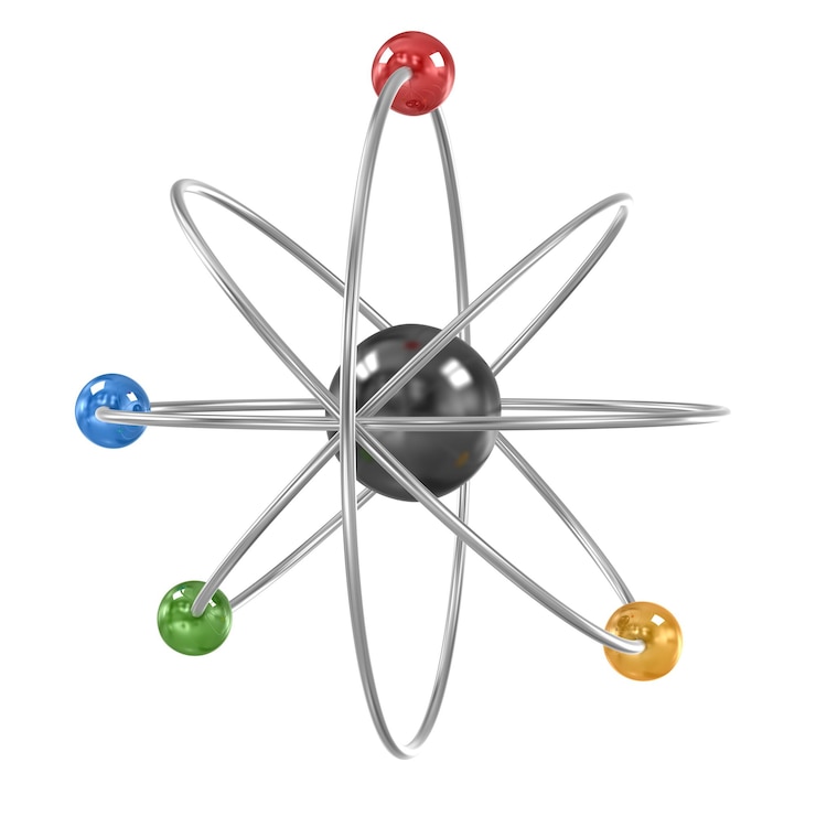 Foto modelo orbital do átomo