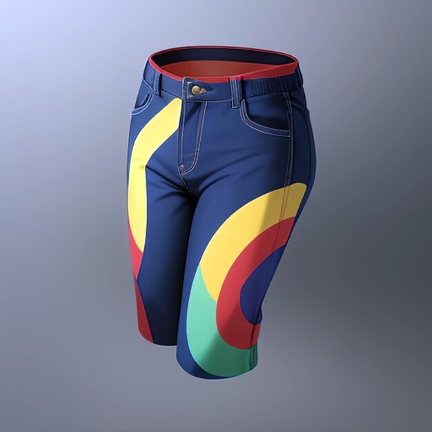 Modelo de pantalones para ideas de juegos o diseño de moda.