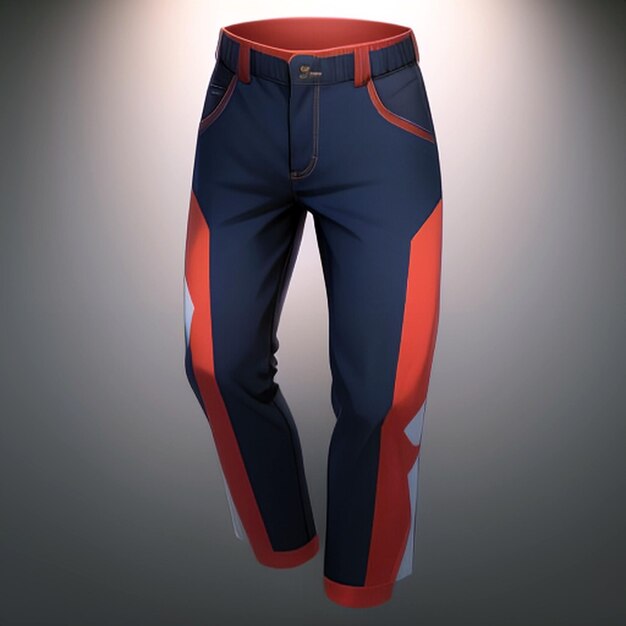 Foto modelo de pantalones para ideas de juegos o diseño de moda.