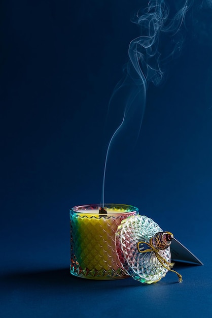 Foto modelo para velas perfumadas velas de fragrância para casa