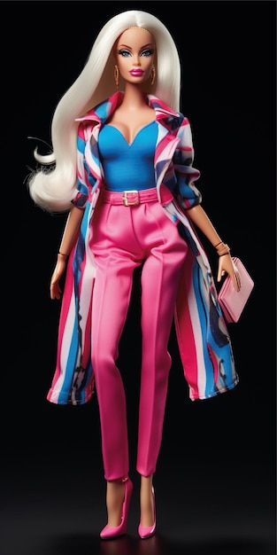 modelo de personaje de barbie