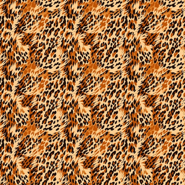 Modelo de piel de leopardo salvaje adecuado para textiles