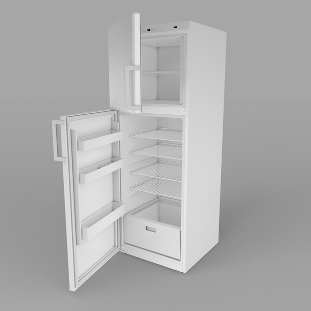 Foto modelo de refrigerador en 3d