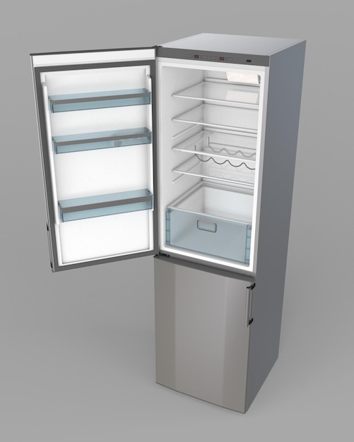 Modelo de refrigerador en 3D